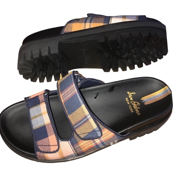 Sam Edelman Slip On Eliana Chunky Platform Sandal Slides Size 7.5 - Picture 5 of 7